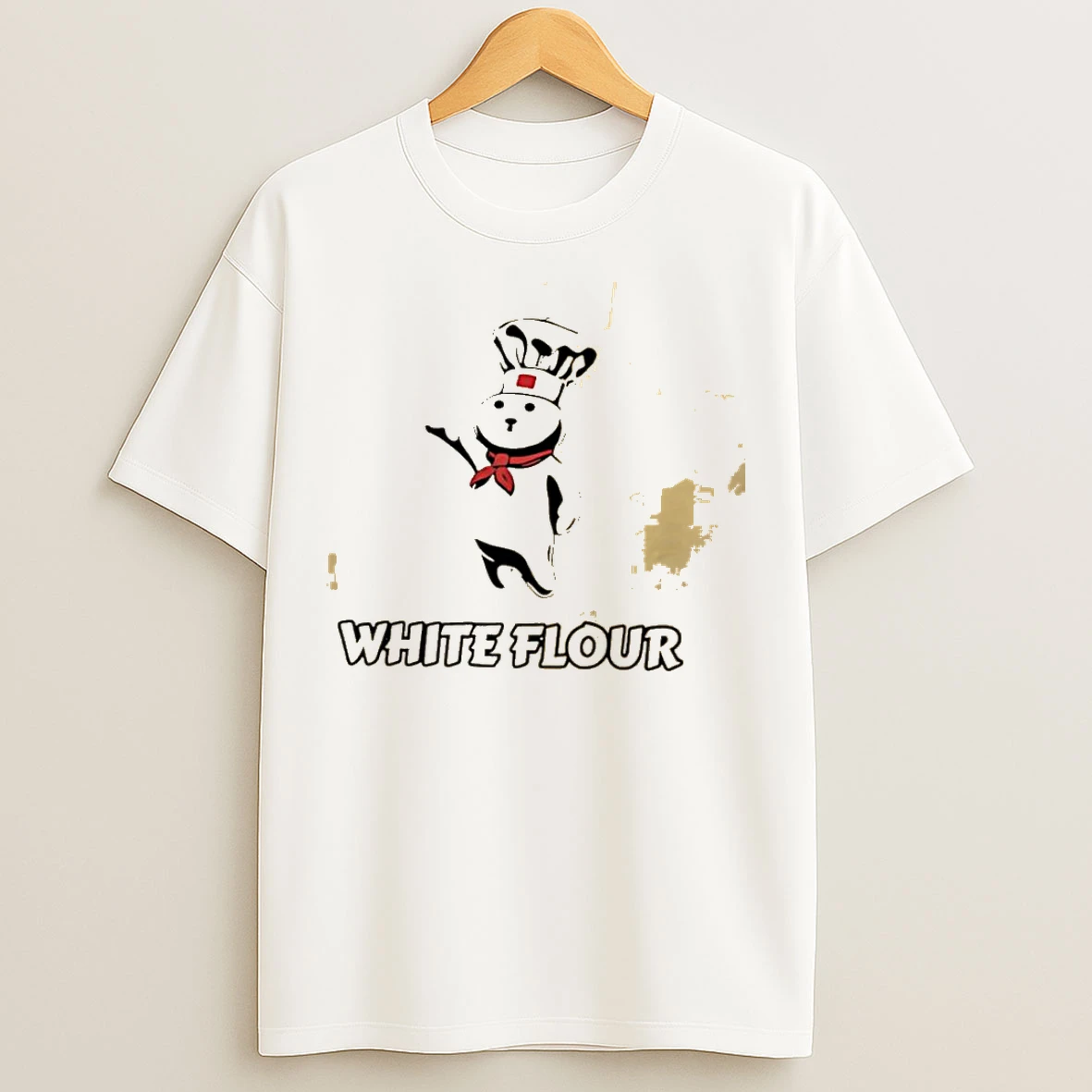 Classic White Flour Character T Shirts