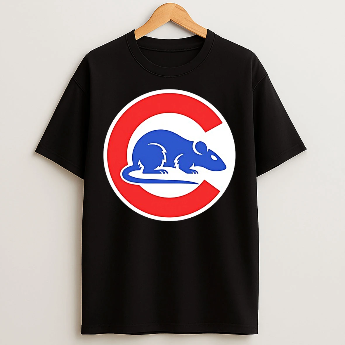 Classic Wrigley Rats Chicago Cubs Parody Logo T Shirts