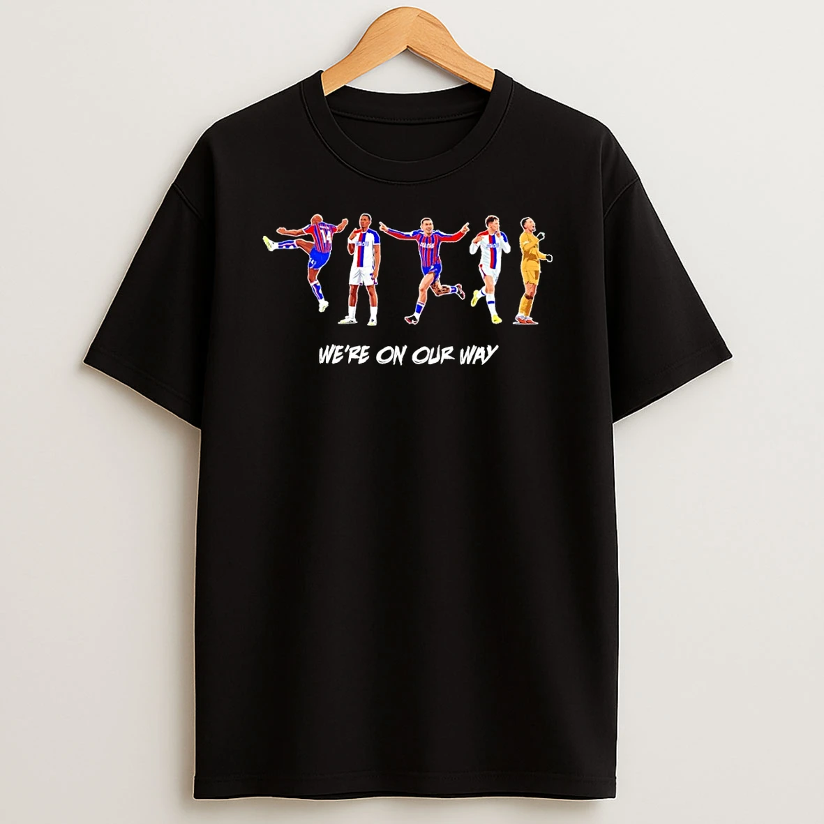 Crystal Palace Fc Graphic Were On Our Way Shirts