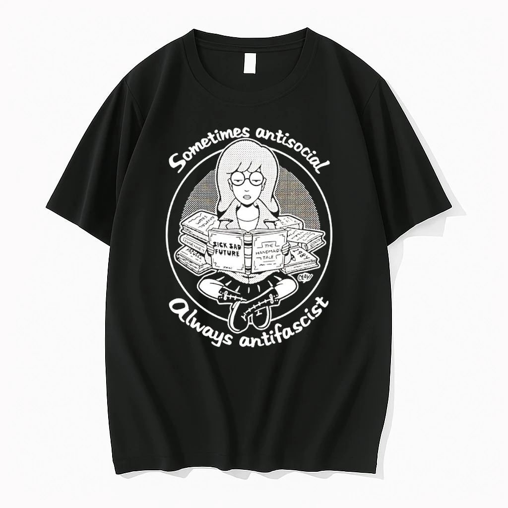 Daria Morgendorffer Sometimes Antisocial Always Antifascist Shirts