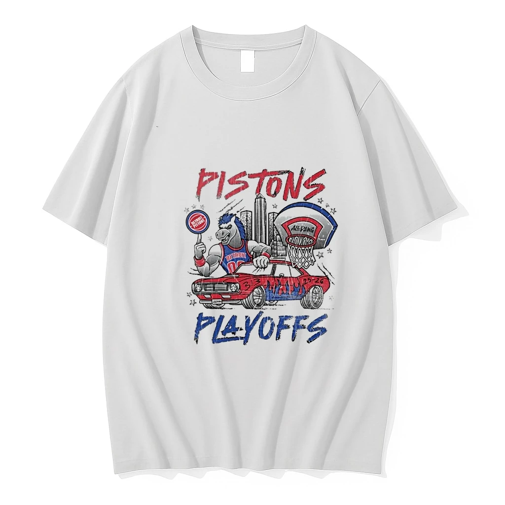 Detroit Pistons Playoffs 2026 All Dang Mascot 00 Shirts