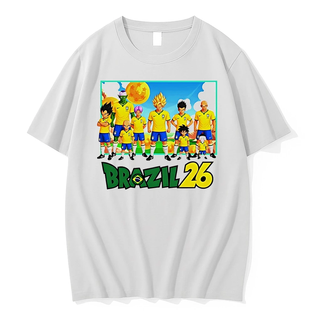 Dragon Ball X Brazil Soccer Anime Global Cup 2026 Shirts