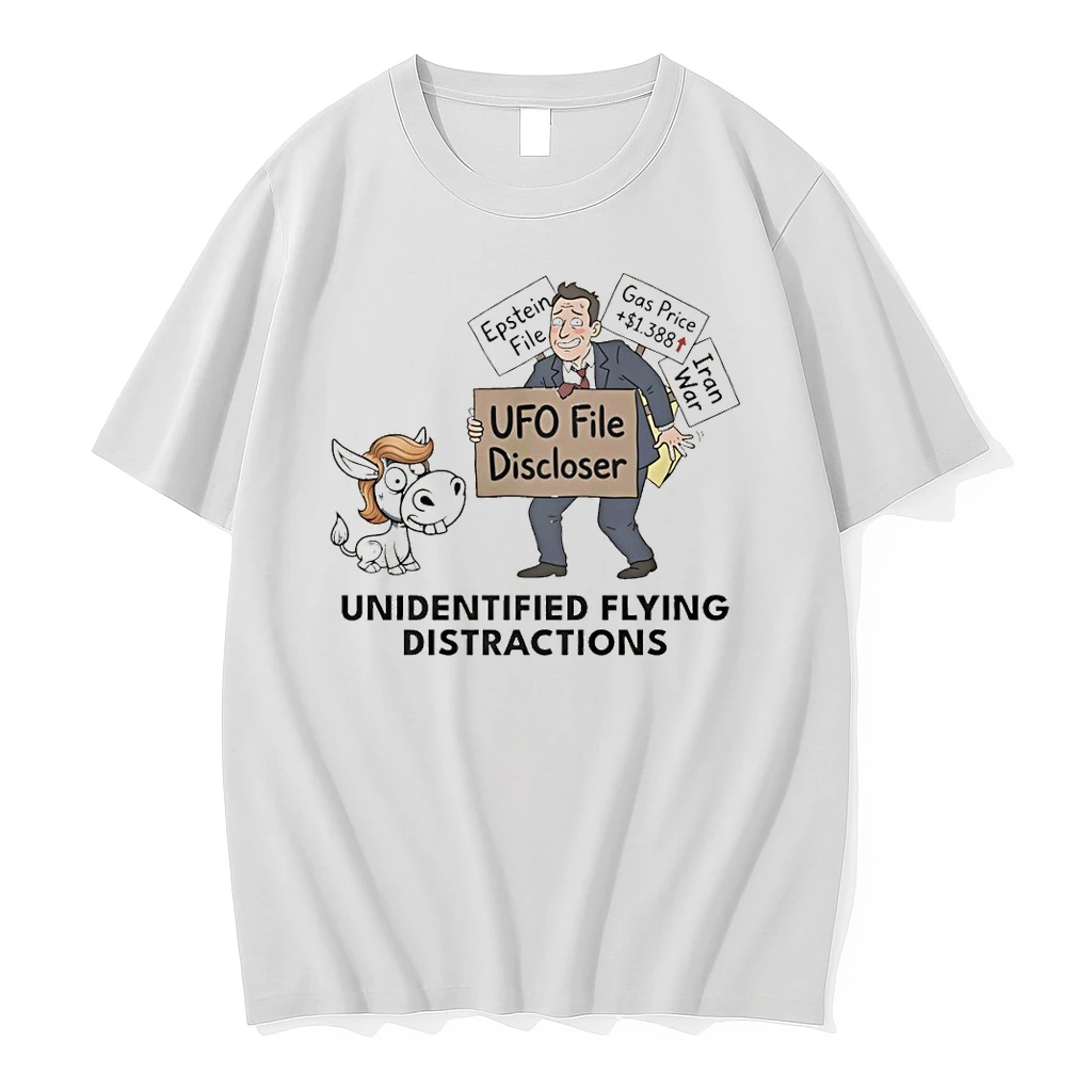 Epstein File Ufo File Discloser Unidentified Flying Distractions Shirts