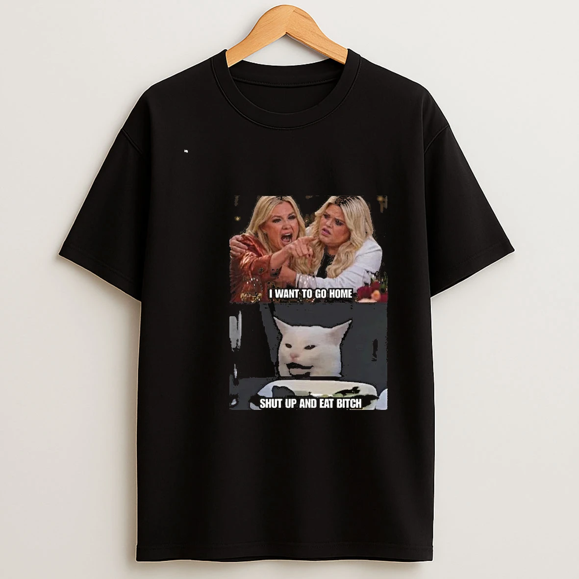 Erika Kirk And Druski I Want To Go Home Shut Up And Eat Bitch Smudge The Cat Meme 00 Shirts