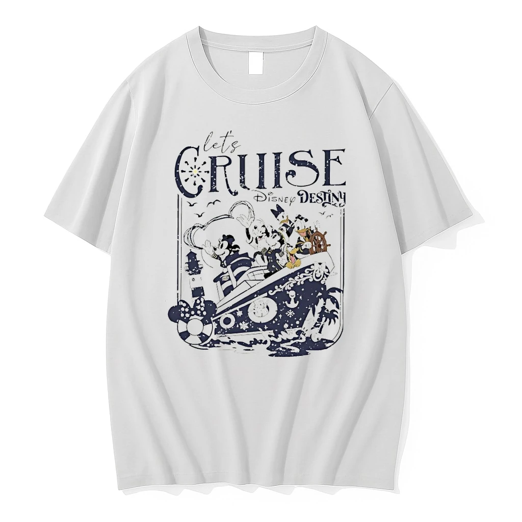 Family Mickey And Friends Disneyland Family Lets Cruise Shirts