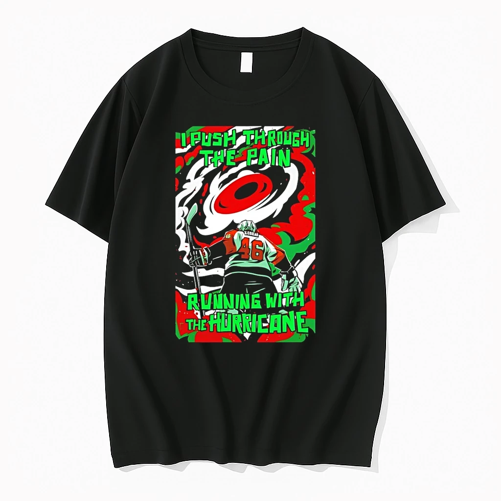 Flyers Zegras Carolina Hurricanes Hockey I Push Through The Pain Running With The Hurricane Shirts