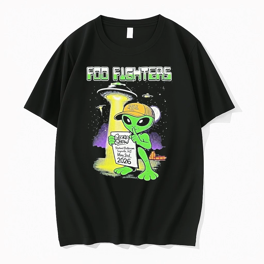 Foo Fighters Sayreville New Jersey 2026 Secret Show Merch At The Starland Ballroom May 2 2026 The Alien Shirts