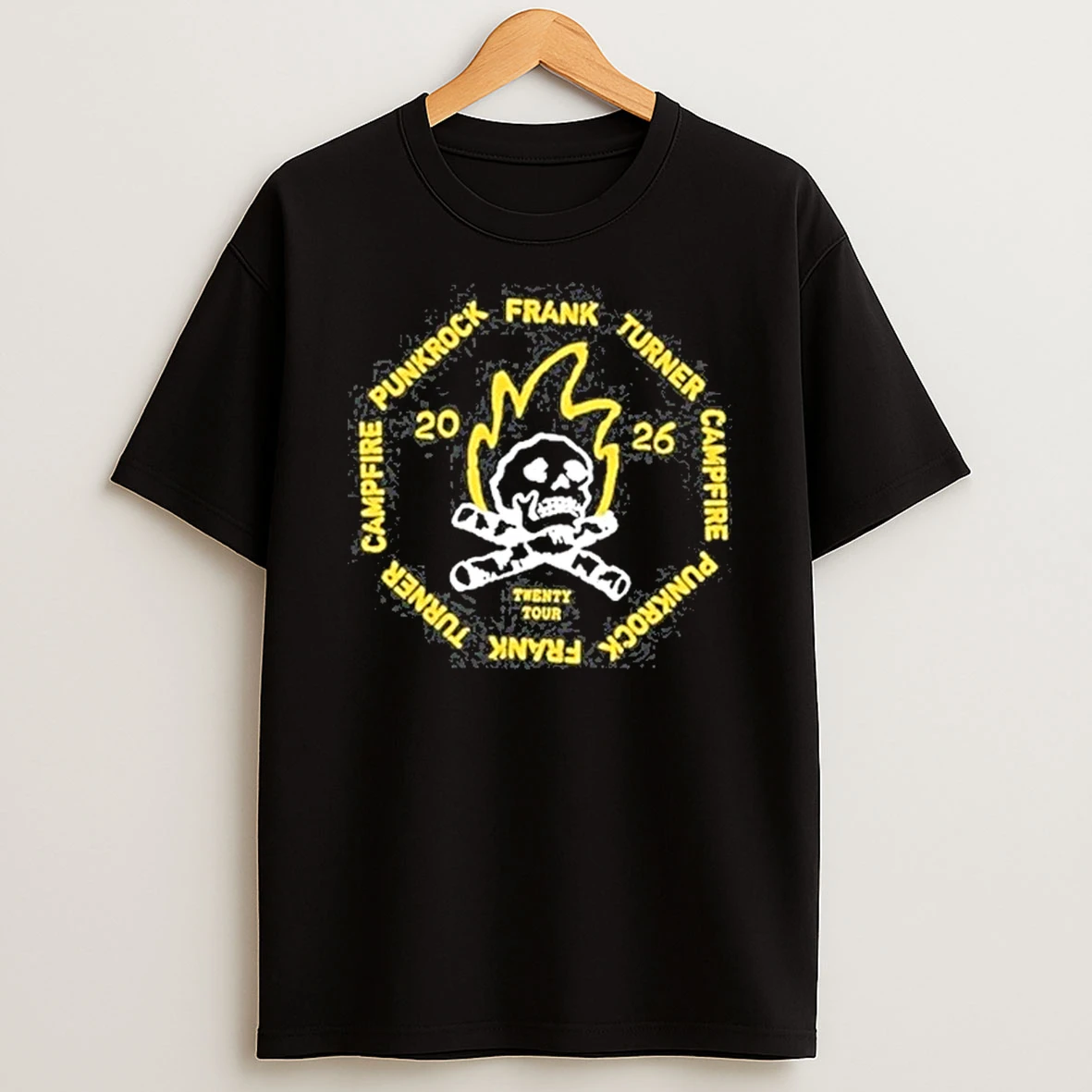 Frank Turner Campfire Punkrock Tour Apr 2026 Shirts