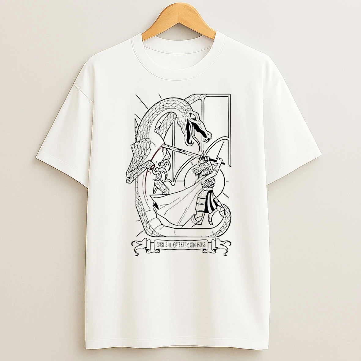 Gaslight Gatekeep Girlboss Lucia Sancho Shirts