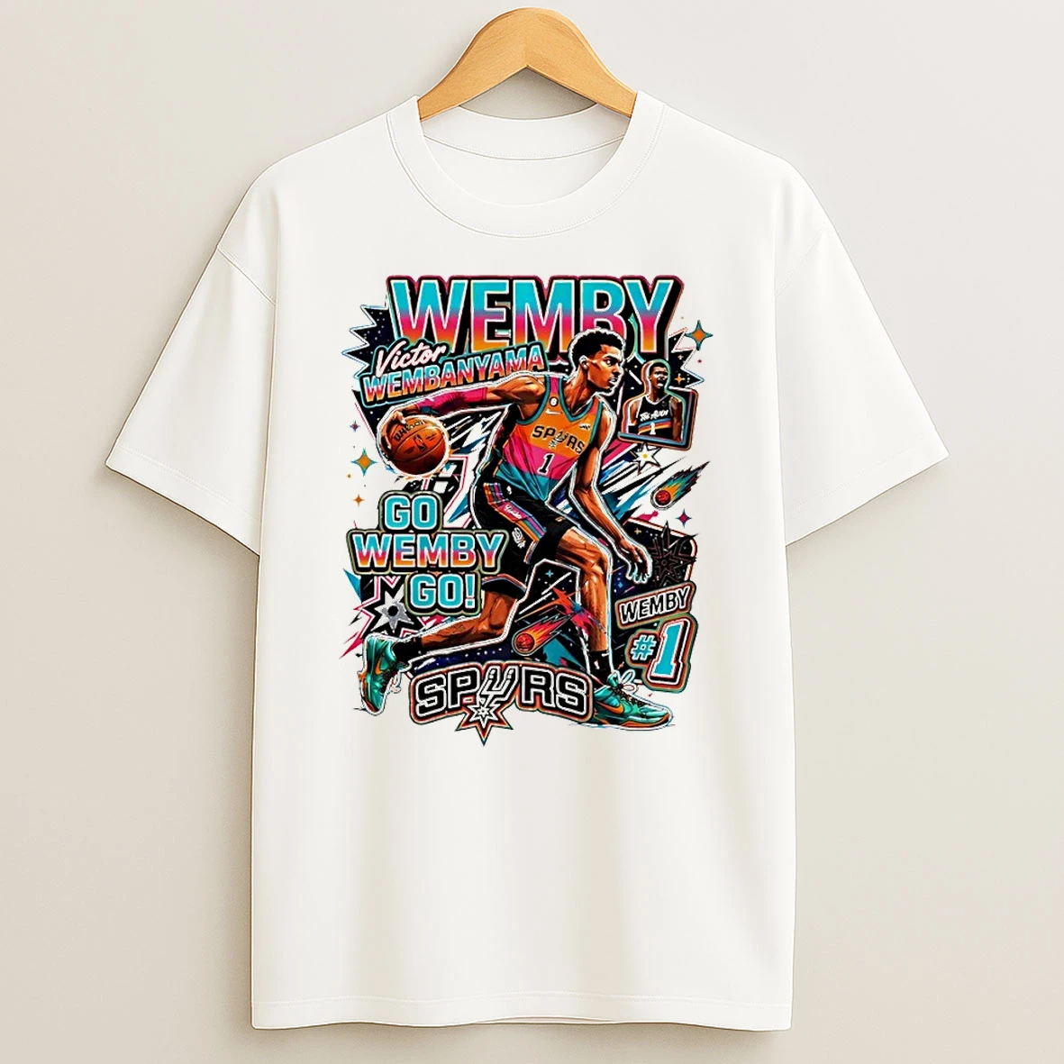 Go Spurs Go Victor Wembanyama Basketball Spurs Inspired Shirts