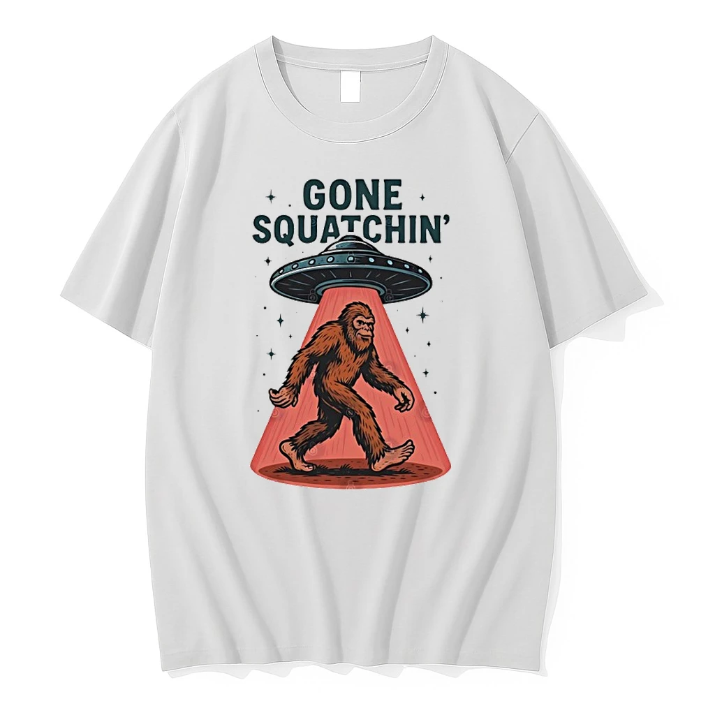 Gone Squatchin Bigfoot Sasquatch Ufo Alien Abduction Shirts