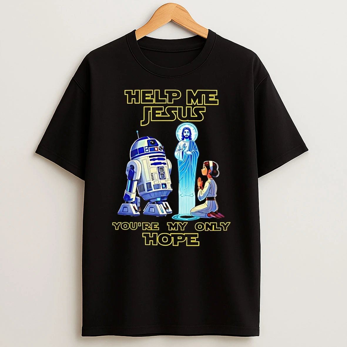 Help Me Jesus Youre My Only Hope Star Wars Shirts