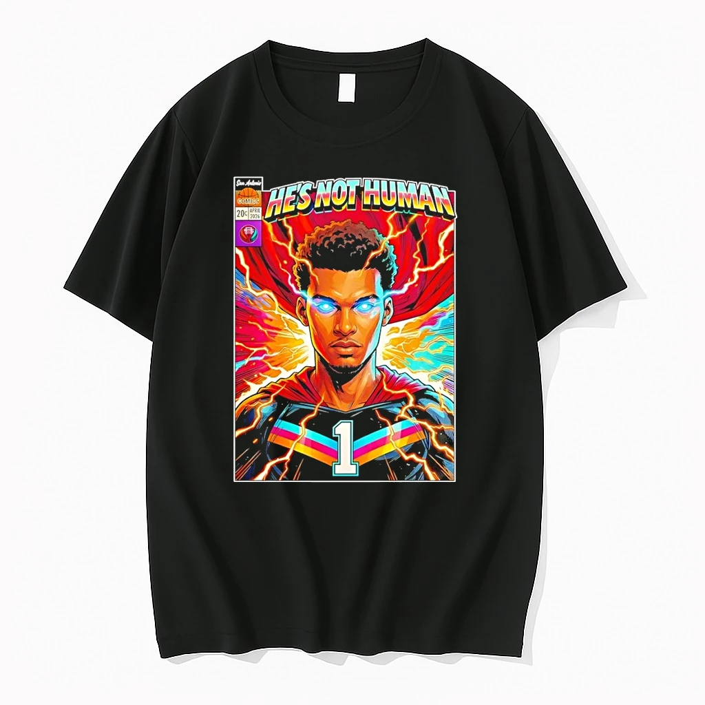 Hes Not Human Victor Wembanyama San Antonio Spurs Basketball Nba 2026 Shirts