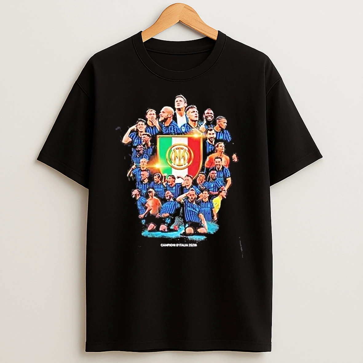 Inter Milan Campioni Ditalia 2025 2026 Season Champion Serie A Italia Shirts