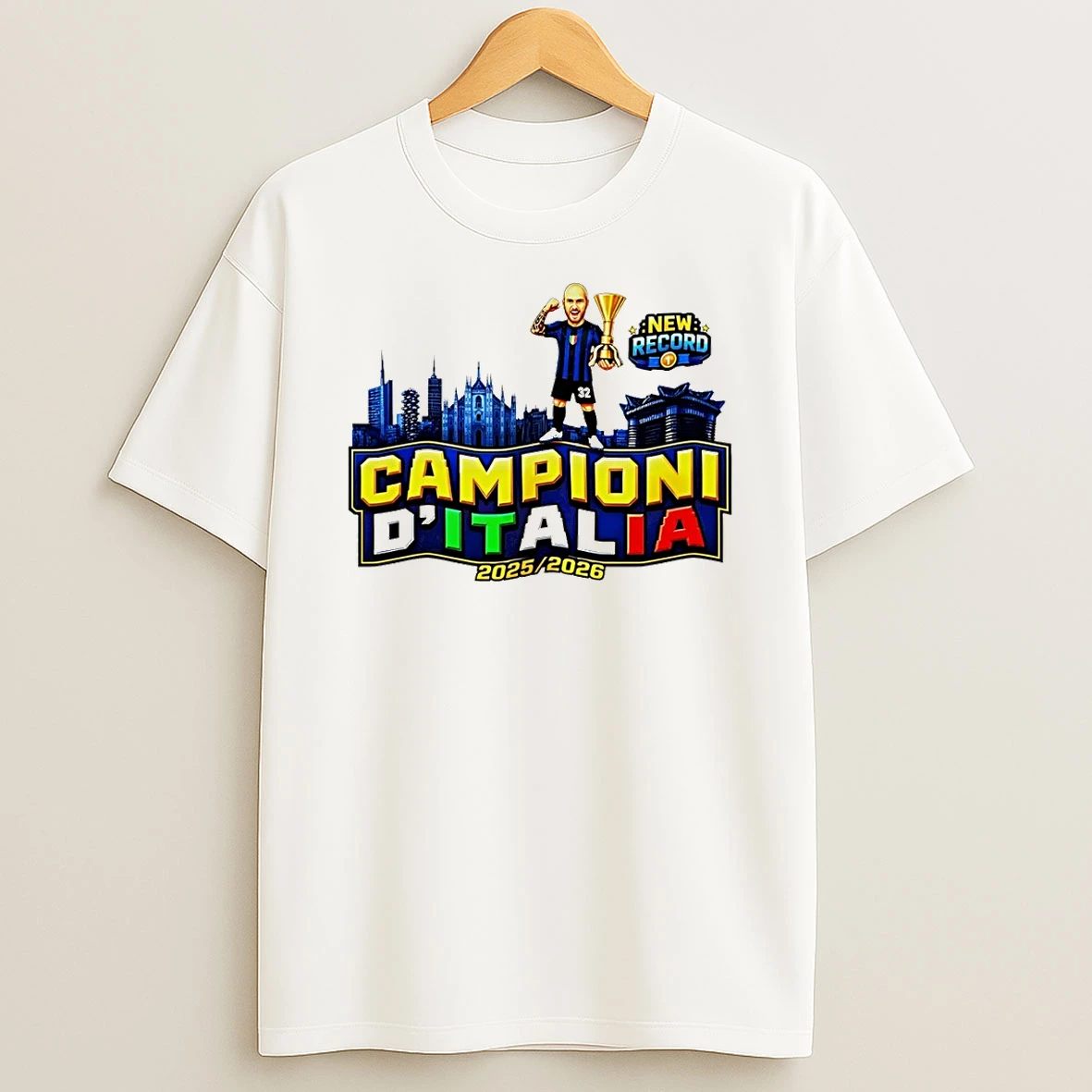 Inter Milan Fc Champions 2025 26 Champions Of Italy 21 Dimarco Shirts