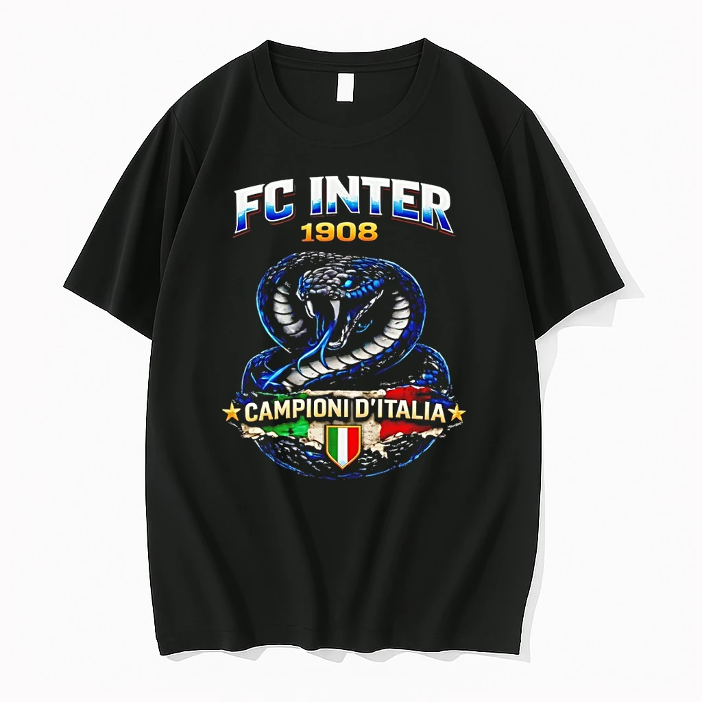 Internazionale Milan Fc Snake Campioni Ditalia 1980 Serie A Champions Of Italy Shirts