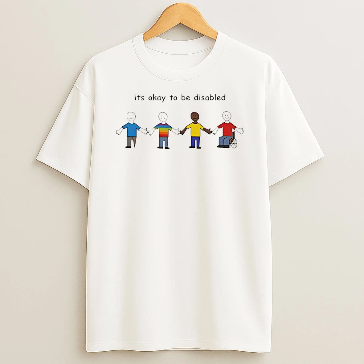 Its Okay To Be Disabled Shirts