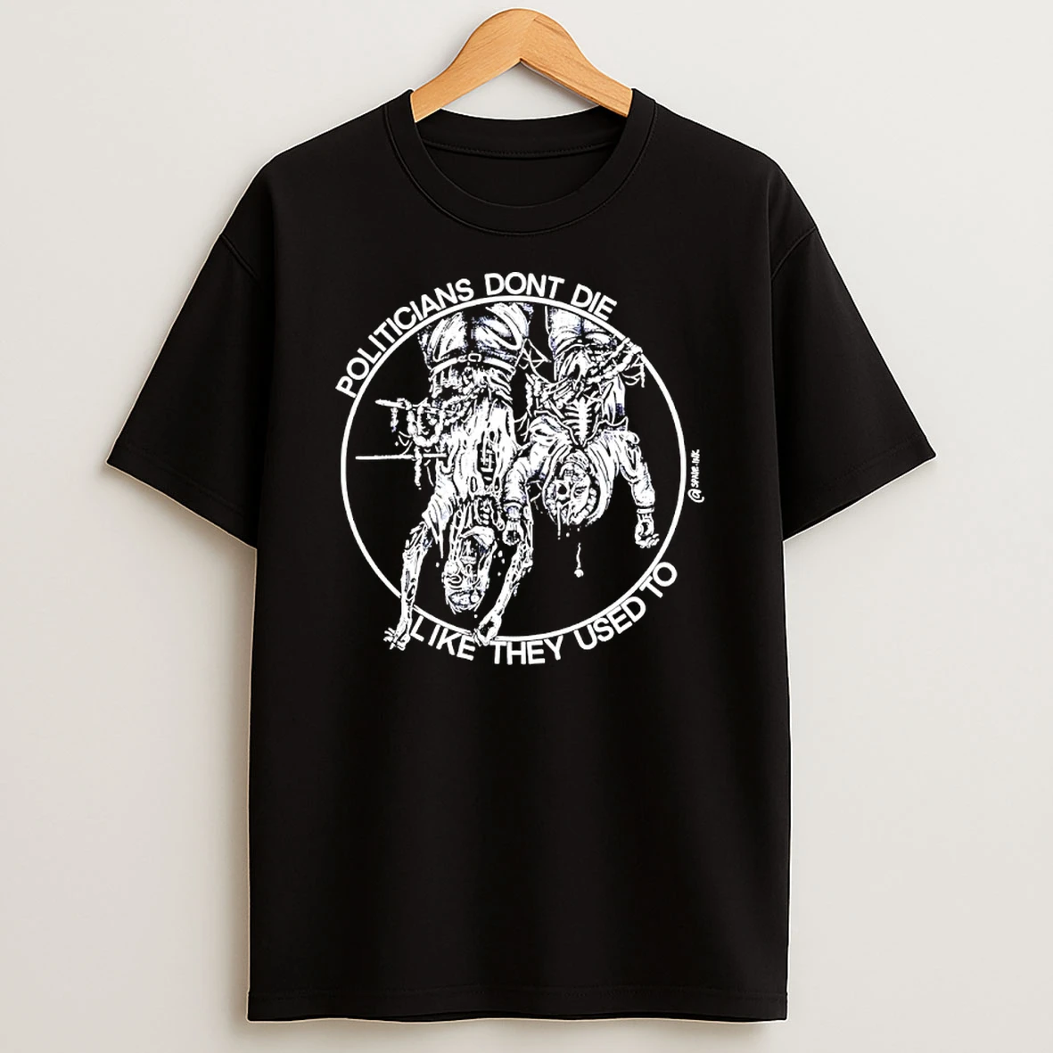 Jiefpmnu Benito Mussolini And Clara Petacci Politicians Dont Die Like They Used To Shirts