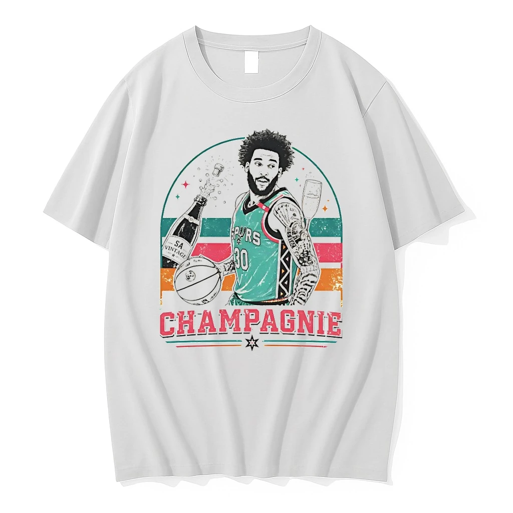 Julian Champagnie San Antonio Spurs Basketball Champagnie 90s Style Shirts