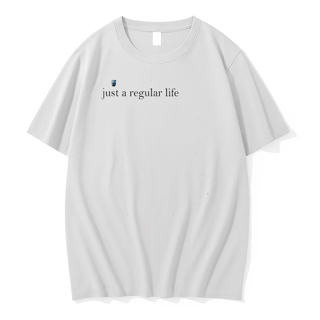 Just A Regular Life Raccoon And Bird Blue Shirts