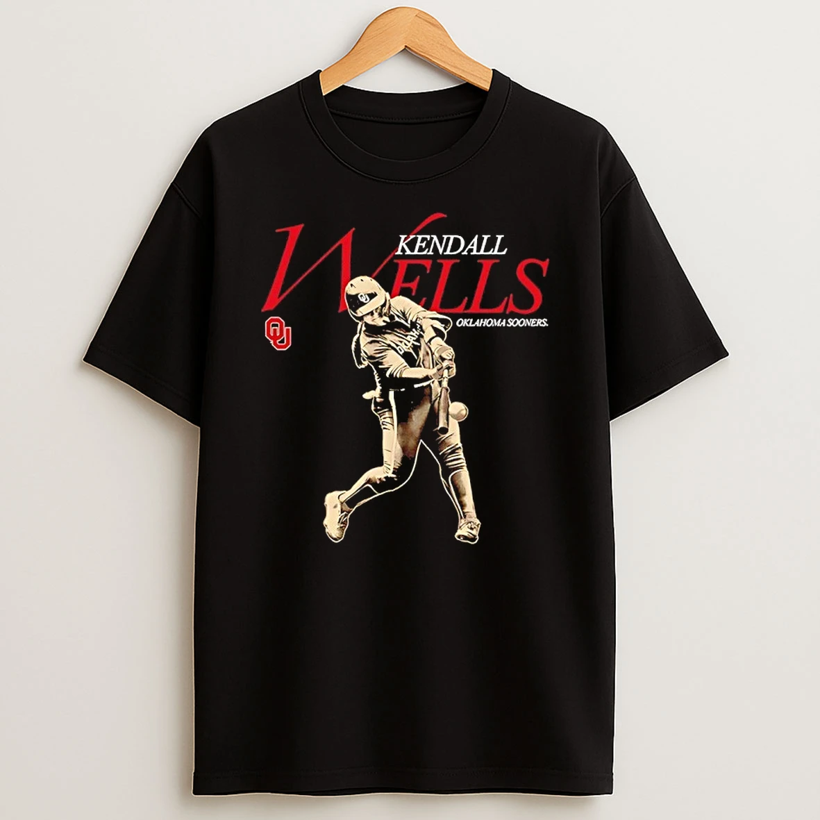 Kendall Wells Oklahoma Sooners Softball Player Graphic Shirts