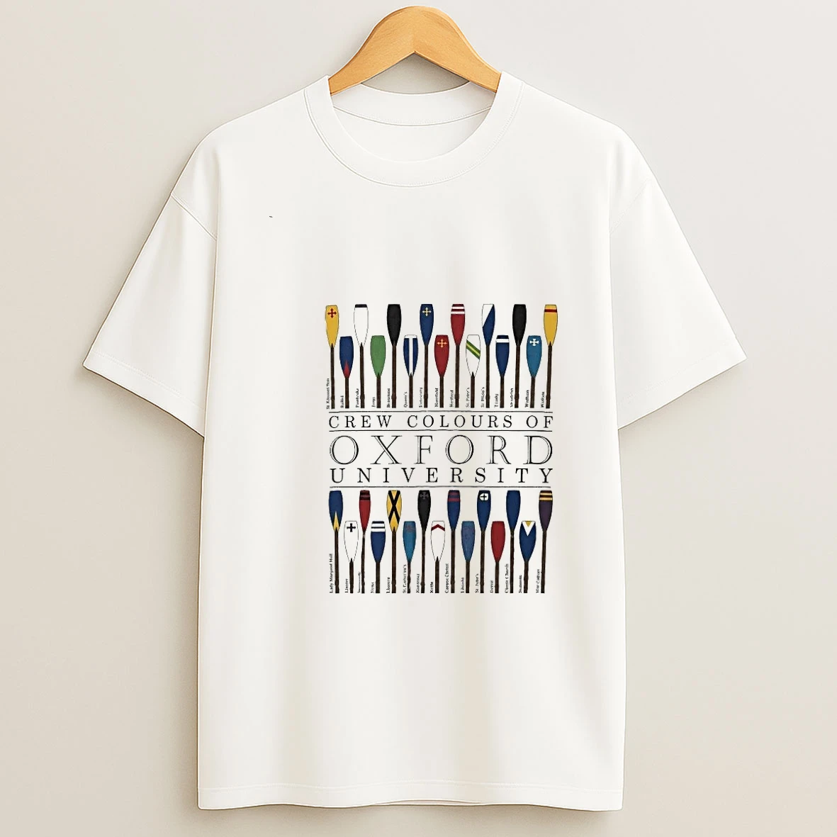 Kevin Parker Crew Colours Of Oxford University 00 Shirts