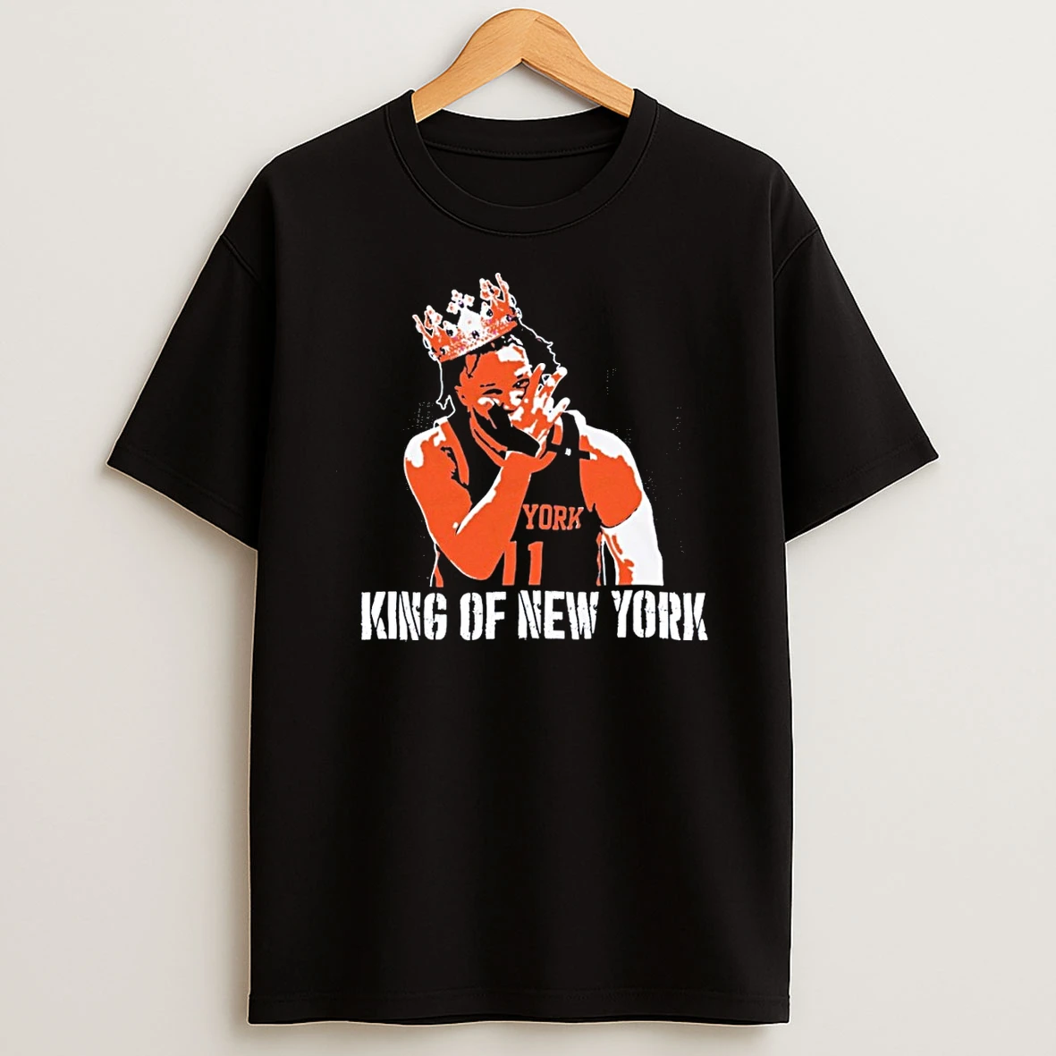 King Of New York Basketball Jalen Brunson Knicks 3 Points Pose Shirts