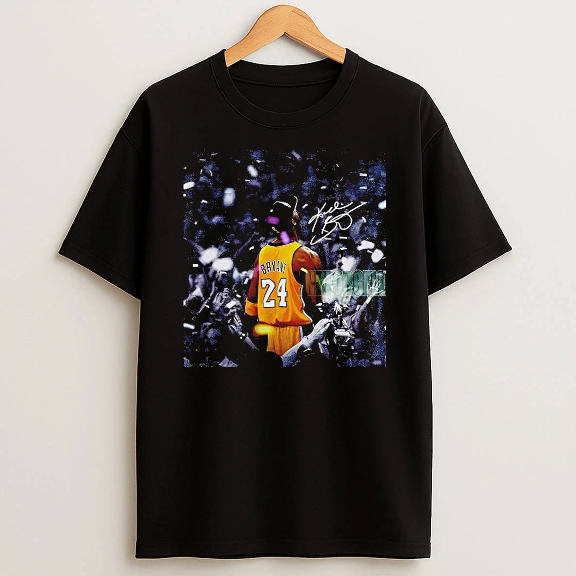 Kobe Bryant Los Angeles Lakers Basketball Game Day Signature Shirts