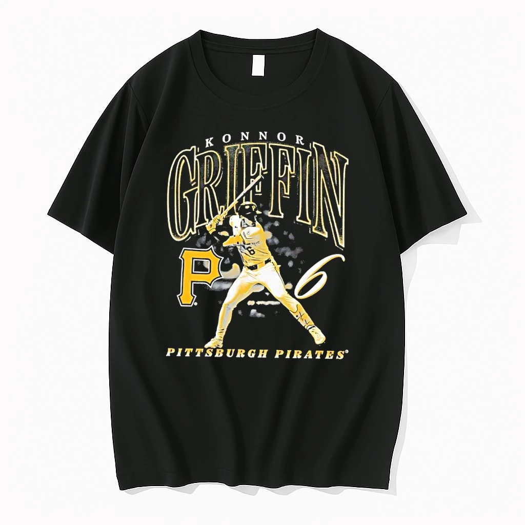 Konnor Griffin Batting Stance Name Pittsburgh Pirates Shirts
