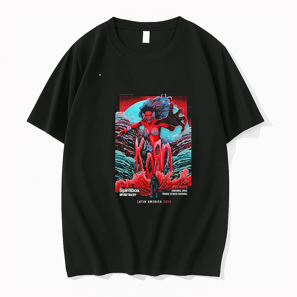 Korn Latin America 2026 At Parque Estadio Nacional Santiago Chile May 8 00 Shirts