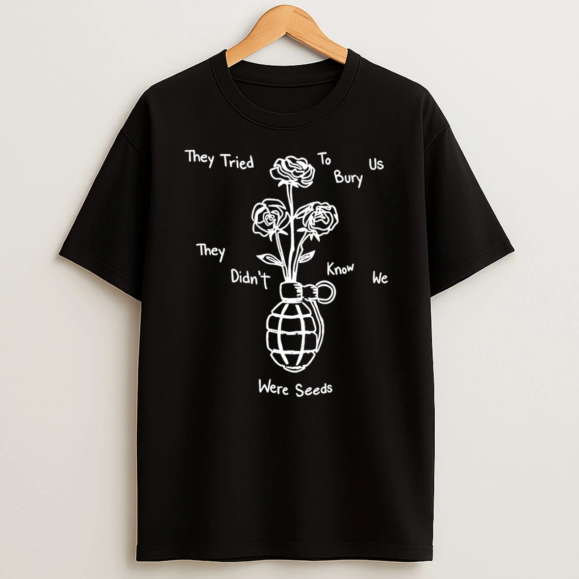 Kyrie Irving Wearing They Tried To Bury Us They Know Didnt We Were Seeds Shirts