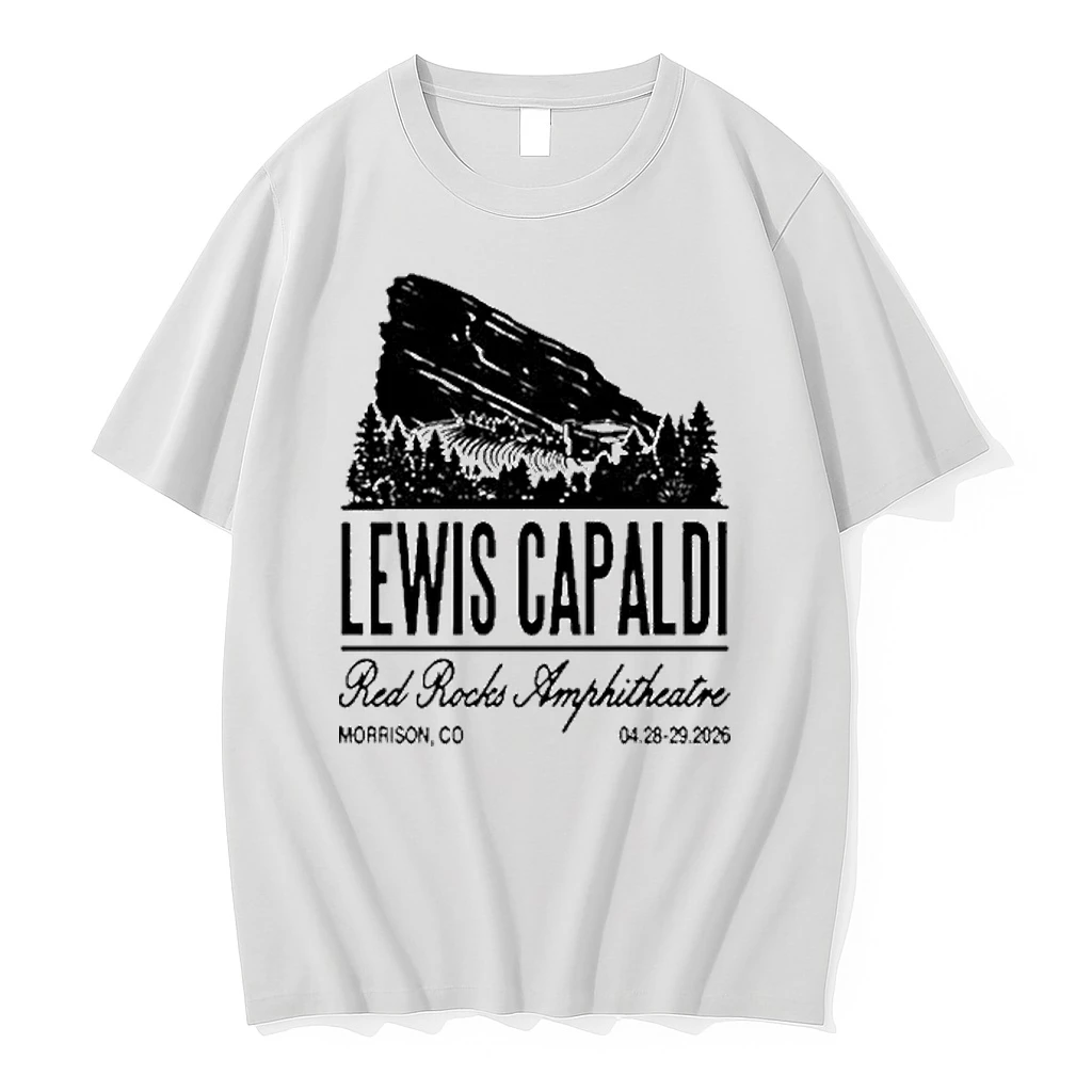 Lewis Capaldi Red Rocks Apr 28 29 2026 Shirts