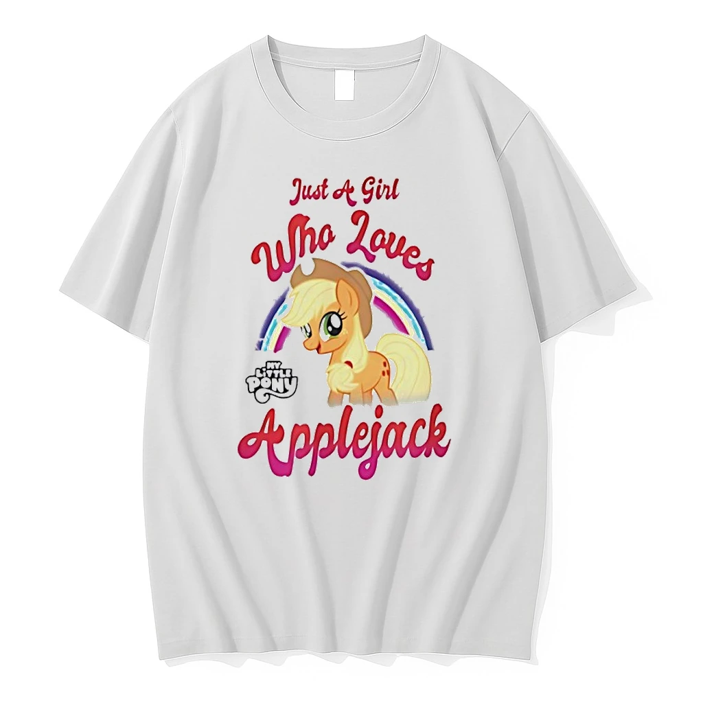 Little Pony Just A Girl Who Loves Applejack Shirts