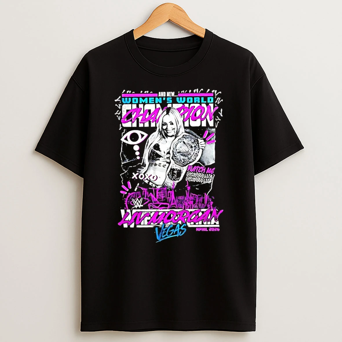 Liv Morgan Wwe Wrestlemania Womens World Champion Shirts