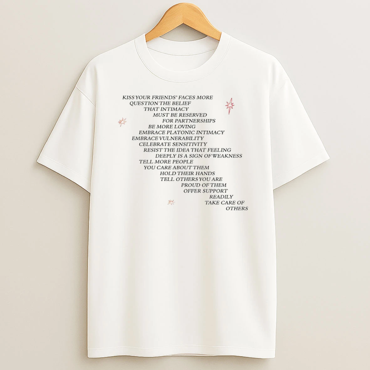 Lora Mathis Platonic Intimacy Shirts