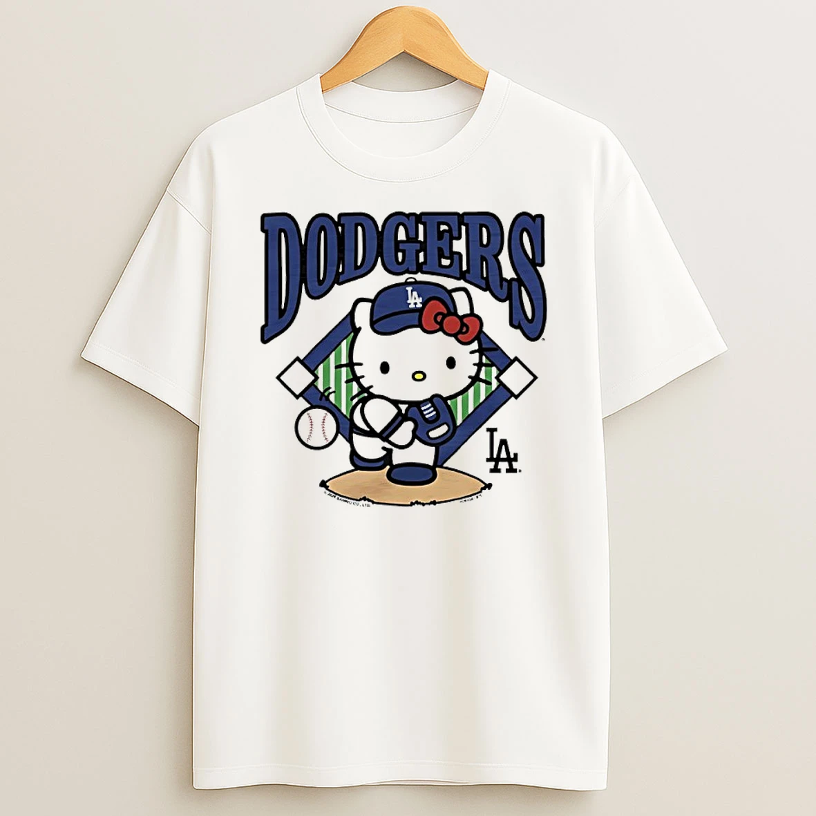 Los Angeles Dodgers Mlb X Hello Kitty Shirts