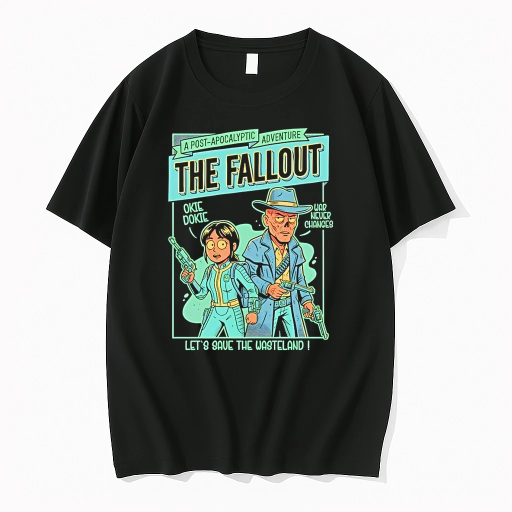 Lucy And The Ghoul From Fallout Wasteland Duo A Post Apocalyptic Adventure Shirts
