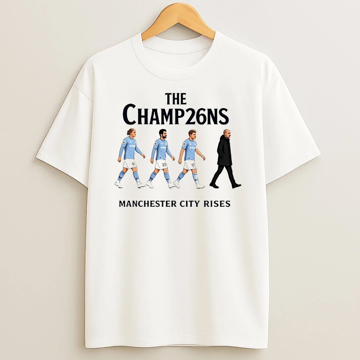 Manchester City Rises The Champions Abbey Road 2026 Shirts