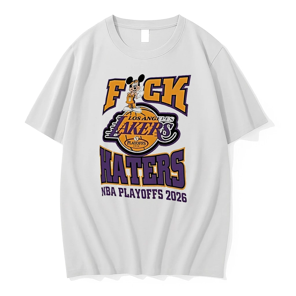 Mickey Mouse Middle Finger Fuck Los Angeles Lakers Playoffs 2026 Shirts