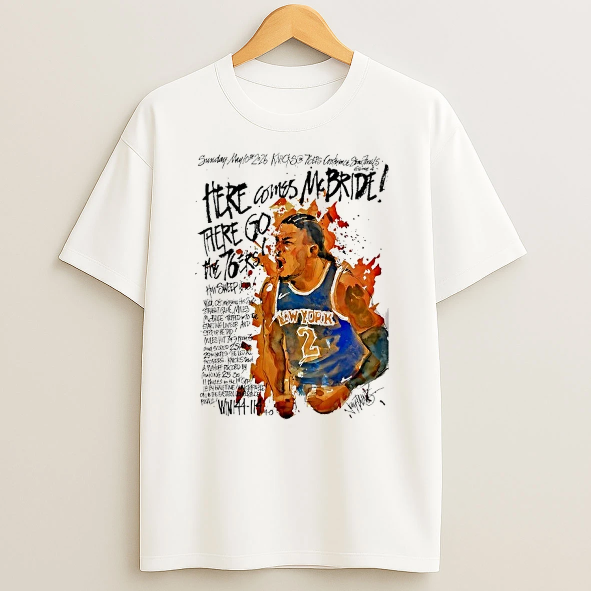 Miles Mcbride Here Comes Mcbride There Go The 76ers Shirts