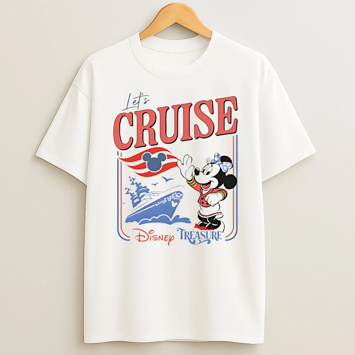 Minnie Disney Lets Cruise Line Treasure 2026 Shirts