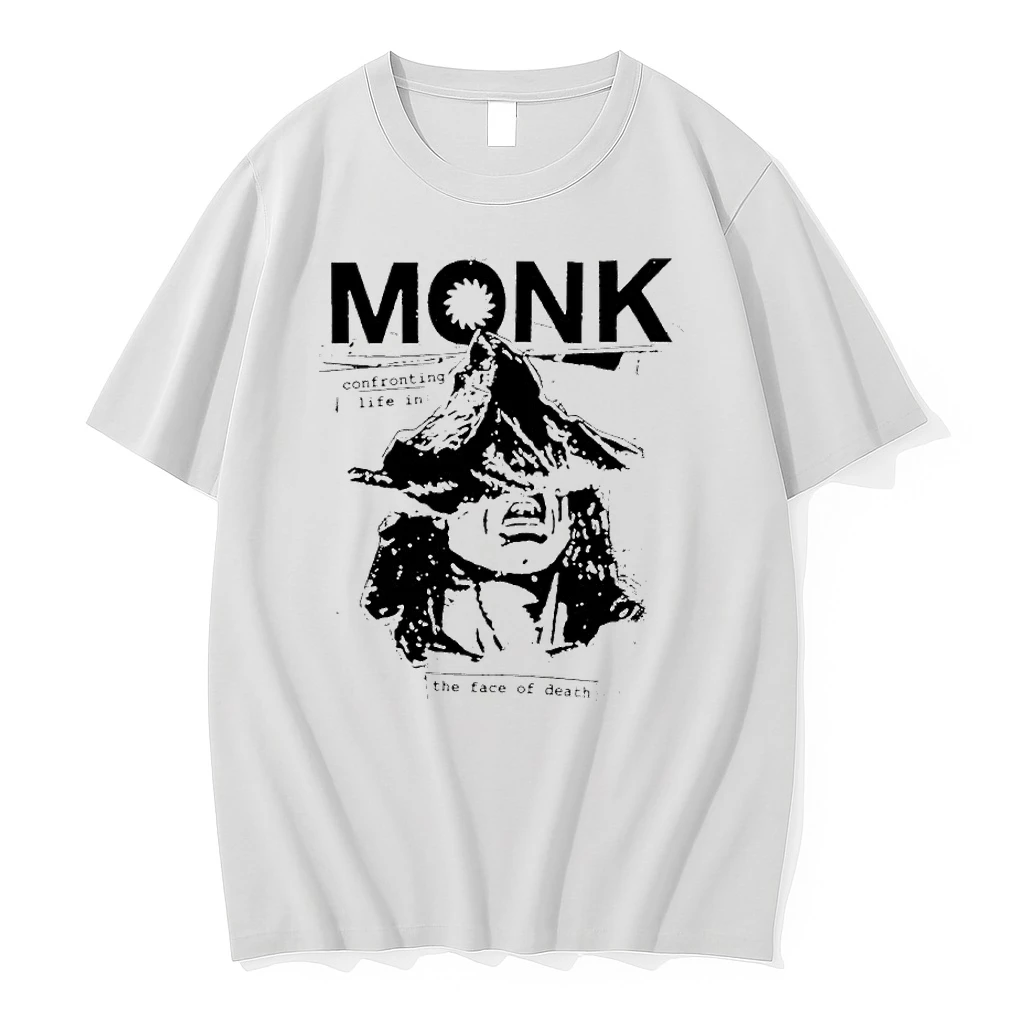 Monk Confronting Life In The Face Of Death Shirts