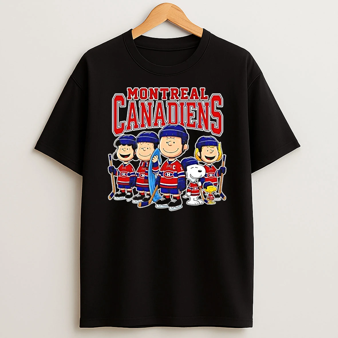 Montreal Canadiens Peanuts Characters Shirts