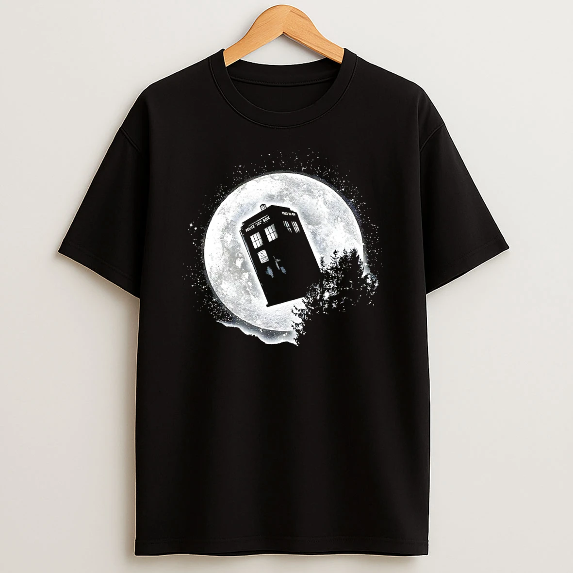 Moonlight Time Machine Doctor Who Featuring The Tardis Shirts