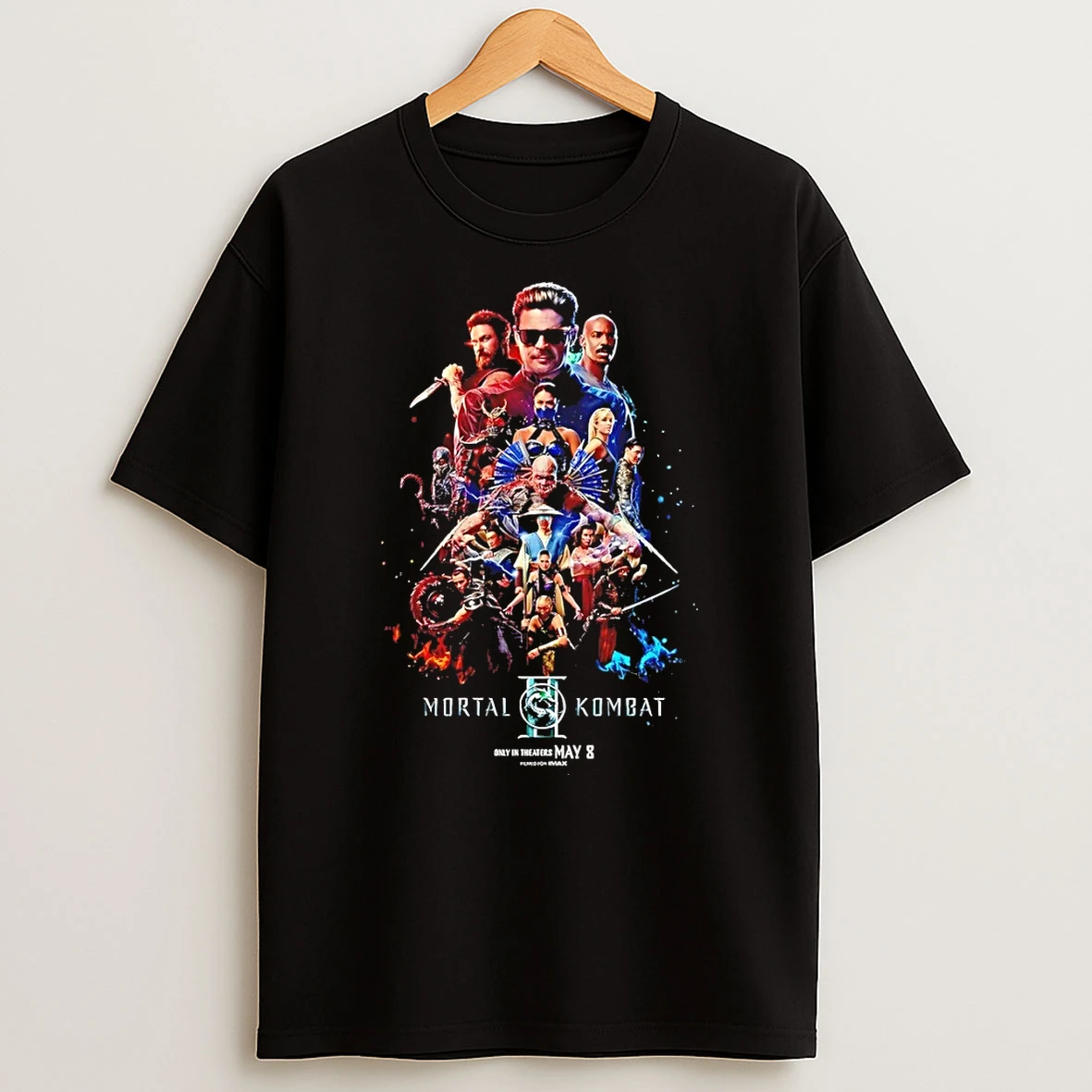 Mortal Kombat Ii Johnny Cage Only In Theaters May 8 Shirts
