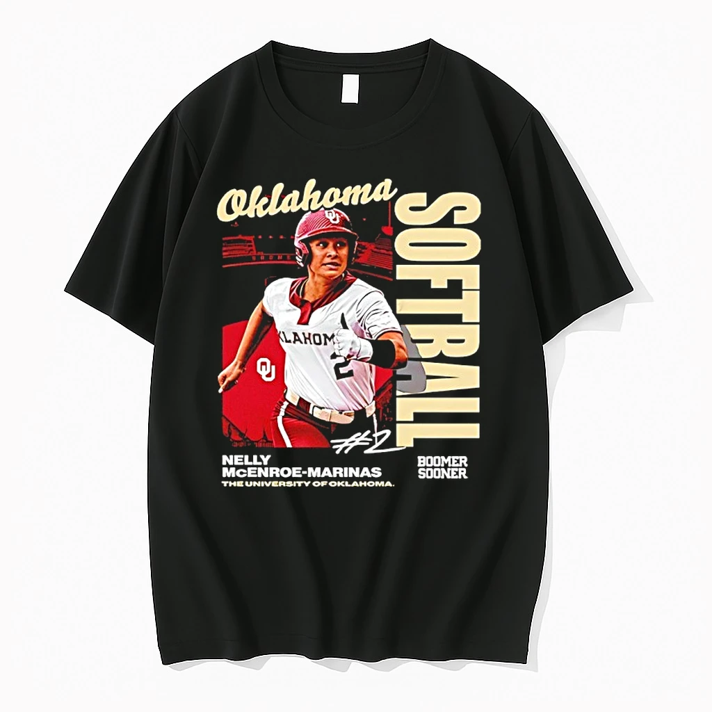 Nelly Mcenroe Marinas 2 Oklahoma Sooners Softball Graphic Shirts