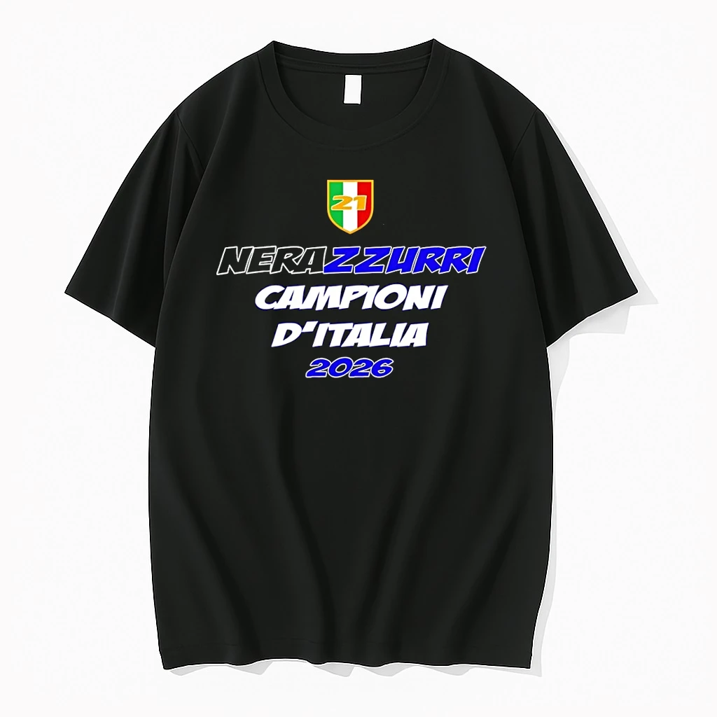 Nerazzurri Campioni Ditalia Internazionale Milan Fc 2026 Shirts