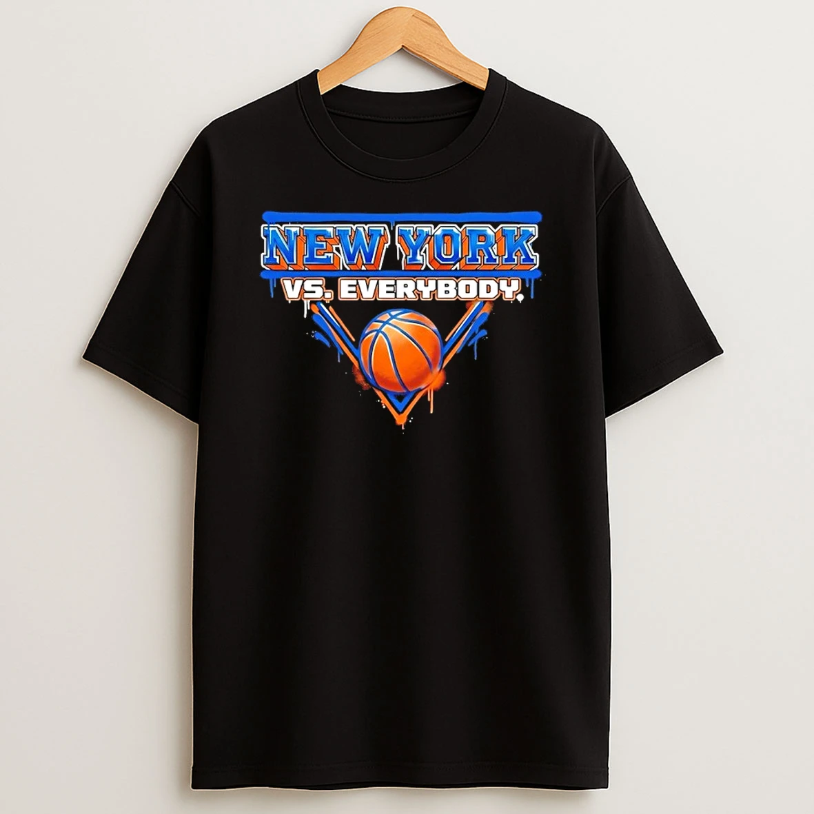 New York Knicks New York Vs Everybody Basketball Shirts