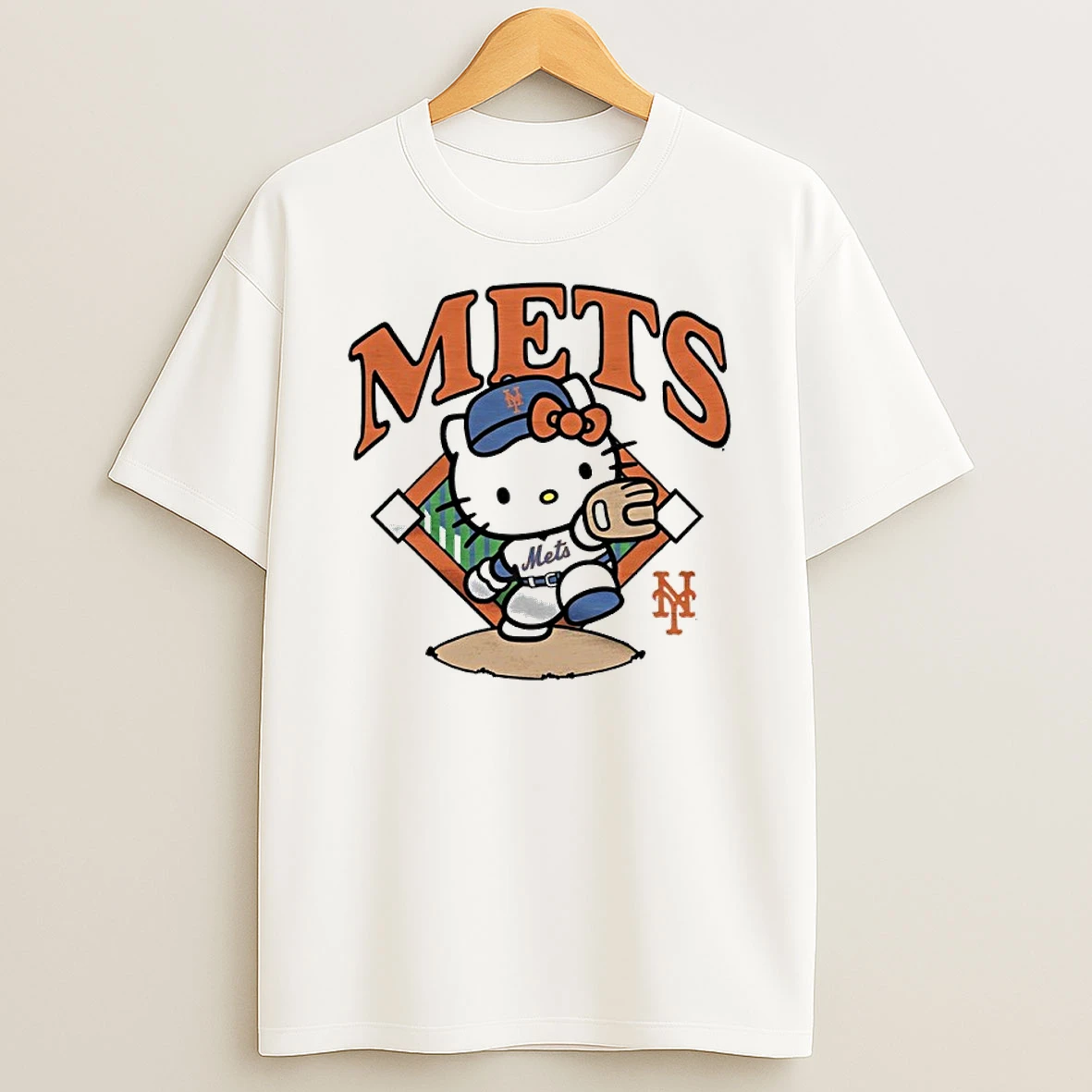 New York Mets Mlb X Hello Kitty Shirts