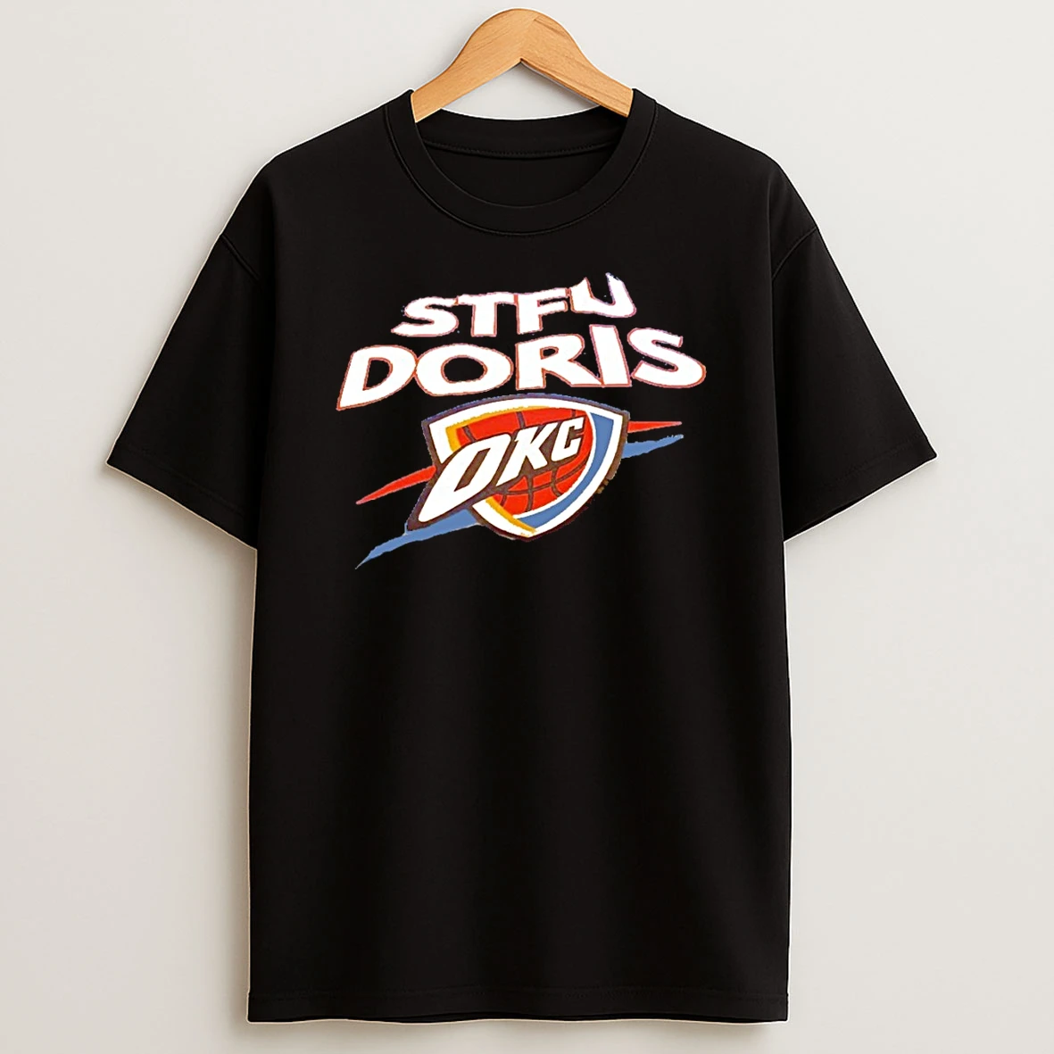 Okc Thunder Basketball Stfu Shut Up Doris Nba 2026 Shirts